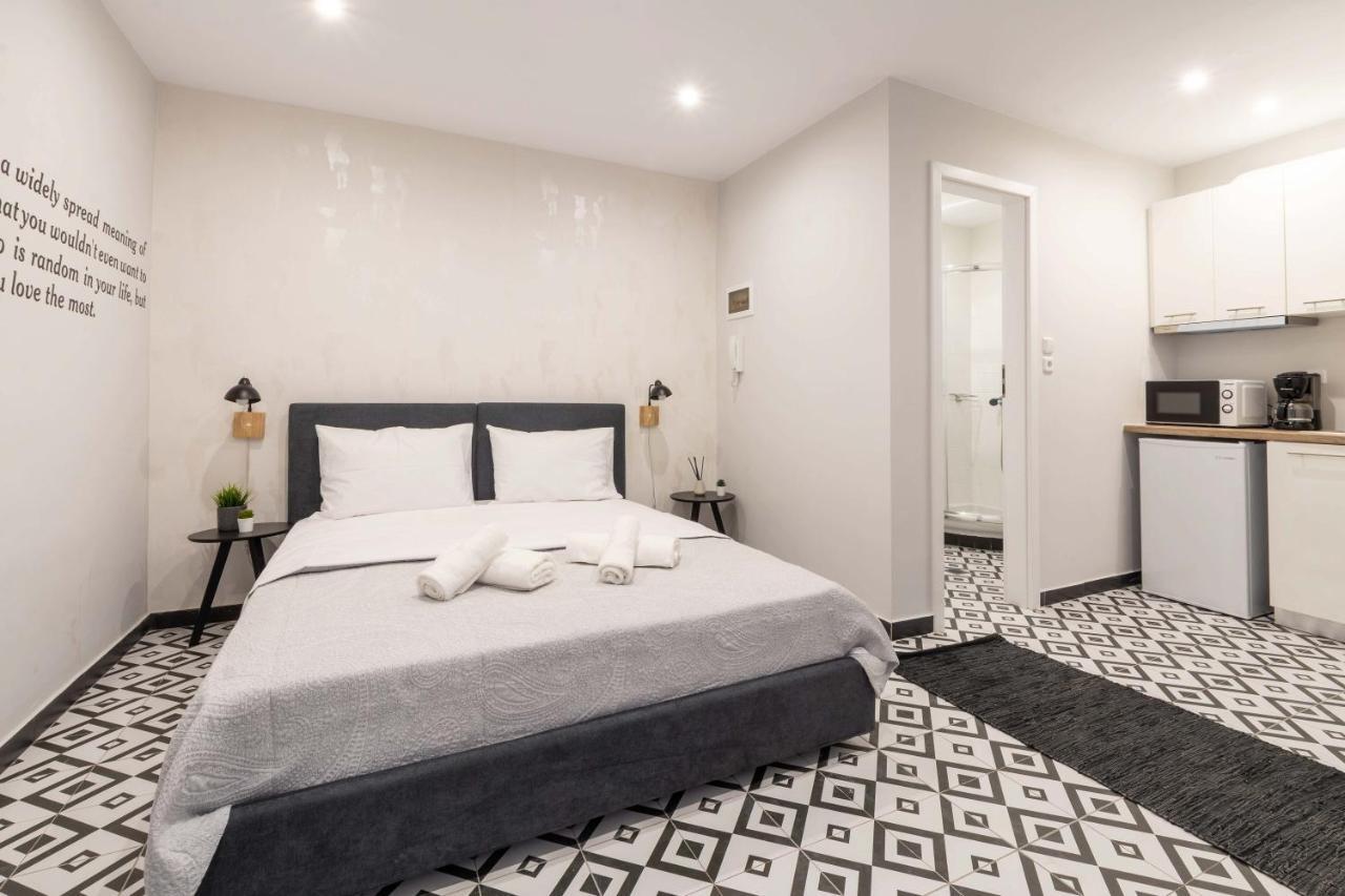 Ferienwohnung Orchid Athens Over Rooftop Studio Exterior foto