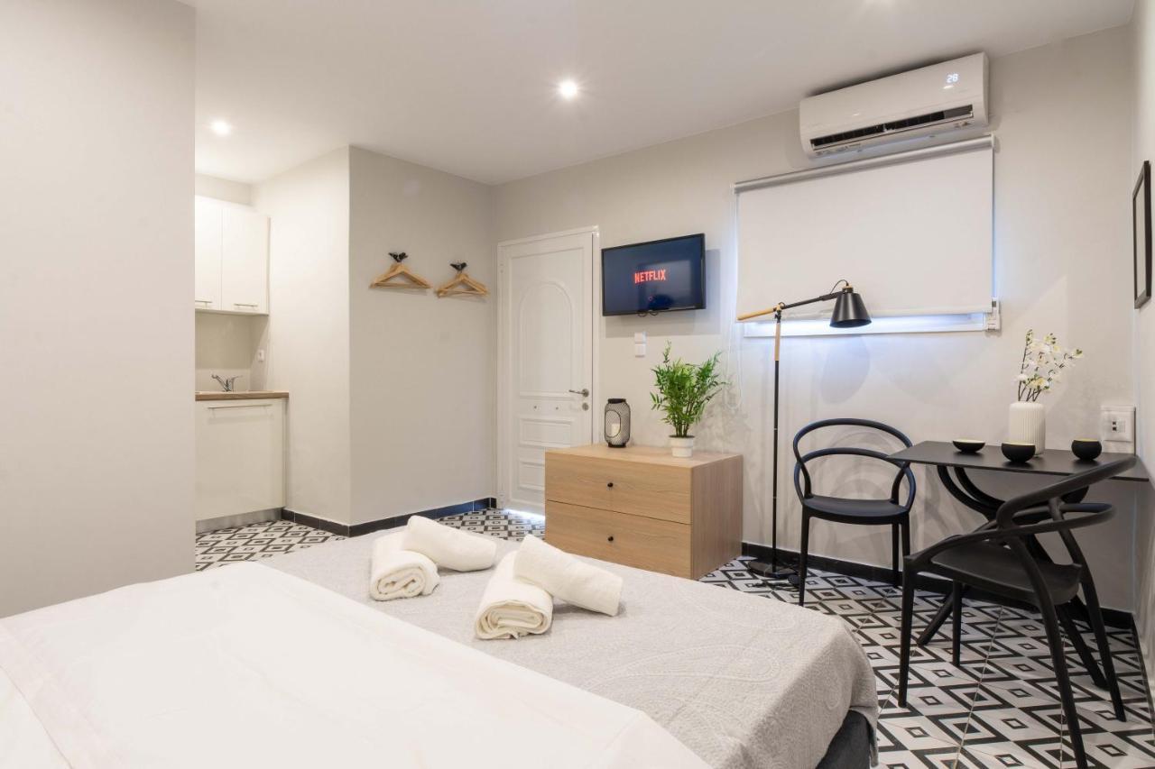 Ferienwohnung Orchid Athens Over Rooftop Studio Exterior foto